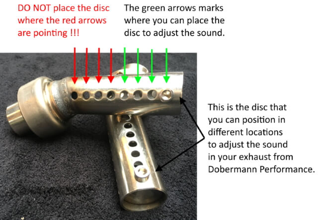 Reduce the sound of your Barrel Exhaust with this db killer